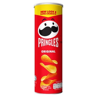 🔥HOT🔥 พริงเกิลส์ ออริจินอล มันฝรั่งทอดกรอบ รสดั้งเดิม 107กรัม Pringles Original Flavour Potato Crisps 107g