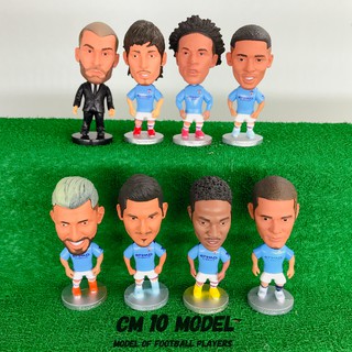 โมเดลนักฟุตบอล Soccerwe - Manchester city ขนาด7cm.