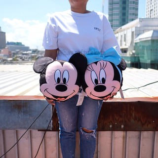 หมอนผ้าห่ม Mickey Mouse มิกกี้เม้าส์ &amp; Minnie Mouse มินนี่เม้าส์ 90ปี 11นิ้ว (100x150cm) มิกกี้ มิกกี้เมาส์ มิกกี้เม้า