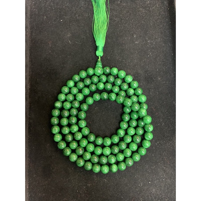 ประคำหยกพม่า108ม. Jade beads 108pcs.