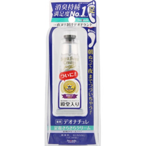 DEONATULLE SARA SARA ครีมลดกลิ่นเท้า ดีโอนาชูเล่ ซาระ ซาระ สูตรสารส้มธรรมชาติ ปราศจากน้ำหอม ขนาด 30 