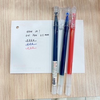 ปากกาเจล 0.5mm ด้ามใส แบบปลอกใส Grasp GGP19031