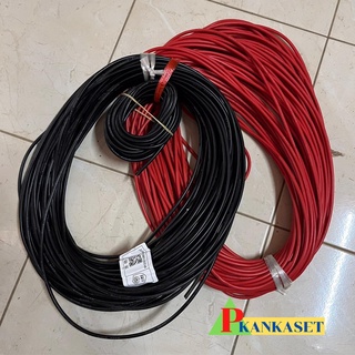 สายซิลิโคน ขนาด 10AWG ทนความร้อนสูงถึง 200 องศา ขายเป็นเมตร มี 2สี สายสีดำและสายสีแดง