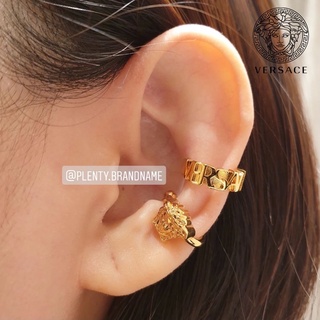 VERSACE MEDUSA AND LOGO EAR CUFFS เวอร์ซาเช่ เอียร์คัฟ ของแท้ พร้อมส่ง