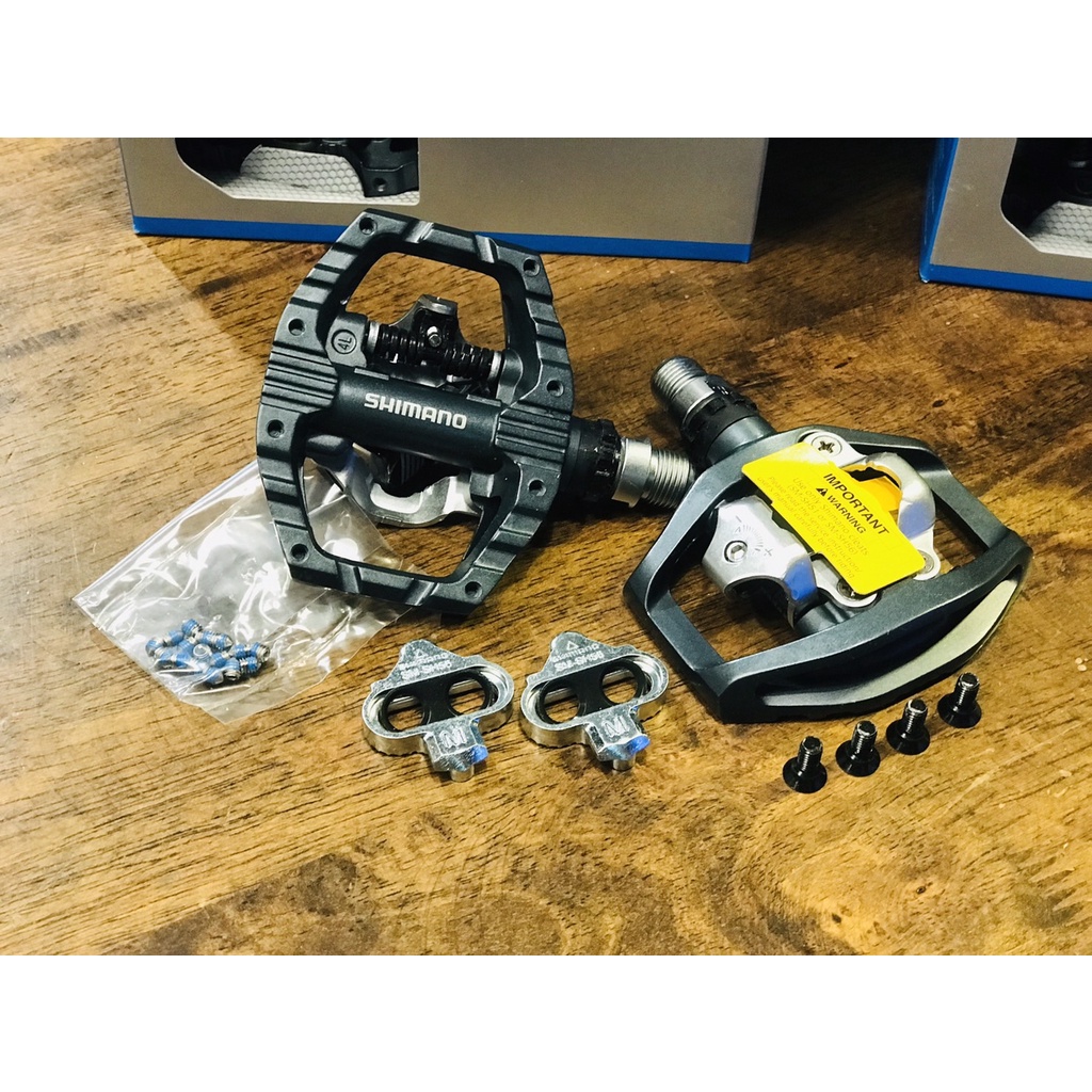 (โค๊ดส่วนลด) บันไดจักรยาน SHIMANO PD-EH500 SPD พร้อมคลีท  บันไดสำหรับจักรยานไฮบริดประสิทธิภาพสูง(ของแท้บริษัท) - รูปที่ 4