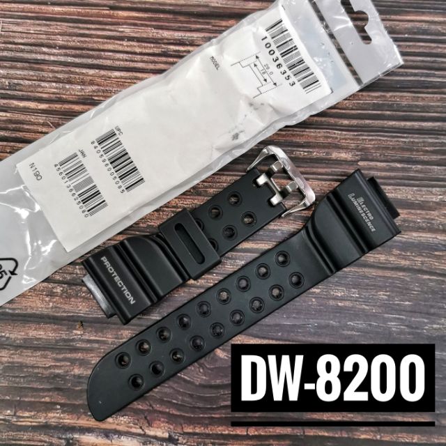 Dw-8200bk FROGMAN REPLACEMENT WATCH BAND. คุณภาพเรซิ่น เครื่องมือฟรี