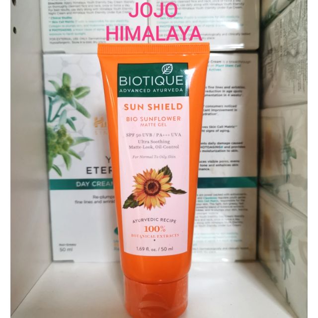biotique bio sunflower matte gel