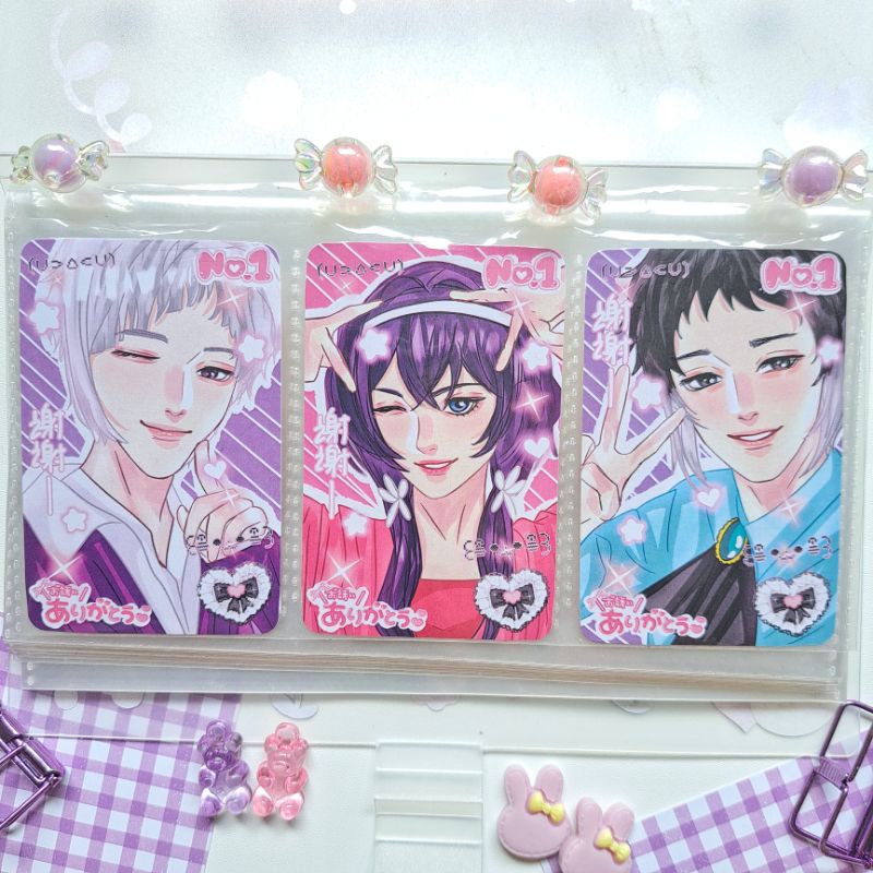 Bungo Stray dogs BSD photocard deco by onintwin / พวงกุญแจ Bungo Stray dog BSD