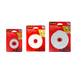 3M Scotch Foam Tape เทปกาวสองหน้า CAT 110 มี3ขนาดให้เลือก