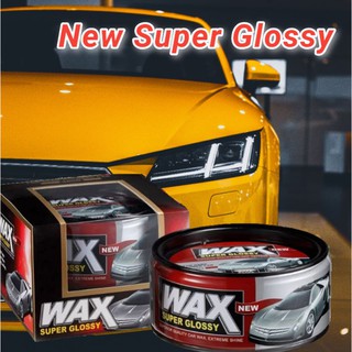 🔥ของแท้ 💯% Wax เคลือบสีรถ แว๊กซ์ขี้ผึ้ง พร้อมคุณสมบัติกันน้ำ มีทุกสีรถ แถมผ้าไมโครไฟเบอร์+ฟองน้ำ เงางาม น้ำไม่เกาะ