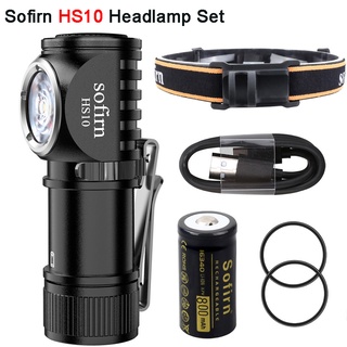 Sofirn HS10 Headlamp 1100 Lumens Super Bright Led Usb C Usb Rechargeable Waterproof for Camping Hiking Fishing Travel