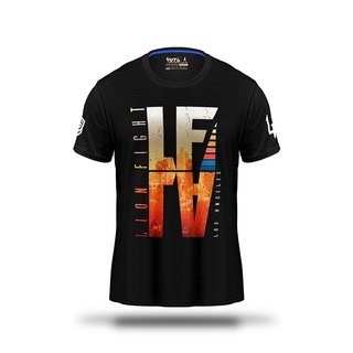 เสื้อยืด Lion Fight 70 – Dri Fit Tshirt (D4) สีดำ