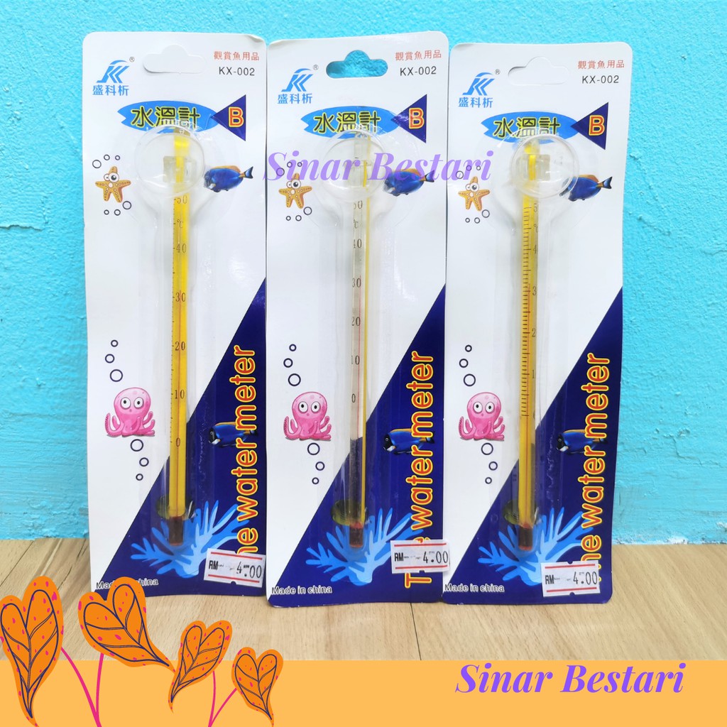 Aquarium Thermometer MINI Jangka Suhu check