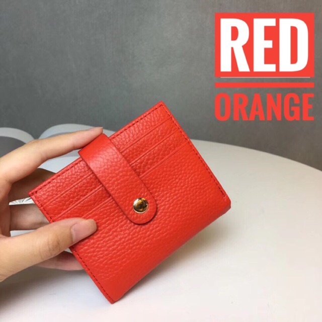 ✨พร้อมส่ง✨กระเป๋าสตางค์ หนังวัวแท้ ใบสั้น #5608
