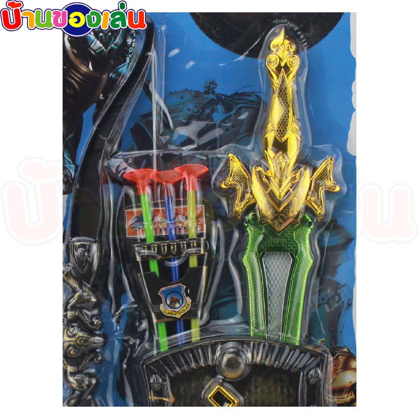 BKLTOY อาวุธอัศวิน มีดดาบ โล่ ธนู ของเล่น ของเล่นเด็ก ชุดดาบโล่ธนูแผง คละแบบ 111-1 - รูปที่ 4