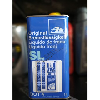 เอเต้ น้ำมันเบรค Dot4 Ate Brake Fluid Dot4 ขนาด 1ลิตร