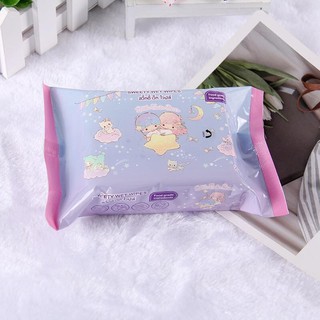 ☽Green air SWEETY WET WIPES สวี้ทตี้ เว็ท ไวปส์ 25แผ่น/ซอง foodgrade ผ้าเปียกเช็ดทำความสะอาดสำหรับเด็กสูตรอ่อนโยนหนานุ่ม