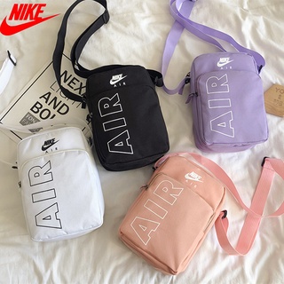 Nike ของแท้ 100% กระเป๋าสะพายไหล่ ทรงสี่เหลี่ยม ขนาดเล็ก สําหรับผู้หญิง