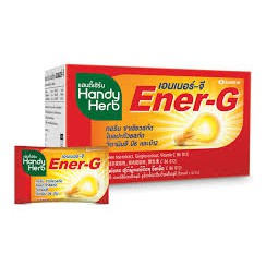 [Handy Herb ENER-G แบ่งขาย 12 / 24 ซอง] เพิ่มสมาธิ ความจำ บำรุงระบบประสาท ชาร์จความสดชื่นให้ร่างกาย [13893/27117]