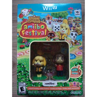 ANIMAL CROSSING AMIIBO FESTIVAL WIIU US มือ 1 สำหรับสายสะสม