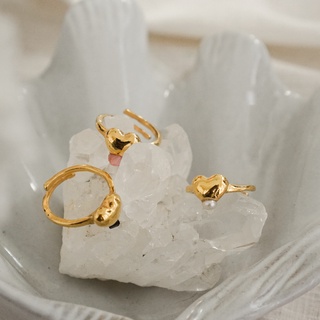 เครื่องประดับ Rock Me Jewelry รุ่น Je taime ring แหวน ทองเหลือง ประดับพลอย