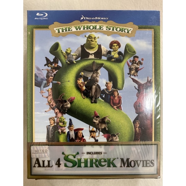BLU-RAY BOXSET SHREK 4 MOVIE เชร็ก บ็อกเซ็ต 1-4