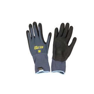 ถุงมือถักเคลือบ 581 ไซส์ M สีดำ TOWA ถุงมือยาง Coated knit gloves 581 size M black TOWA