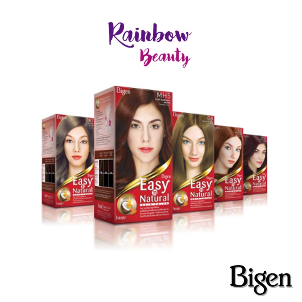 Bigen Easy &amp; Natural Hair Color บีเง็น อีซี่  ครีมเปลี่ยนสีผม