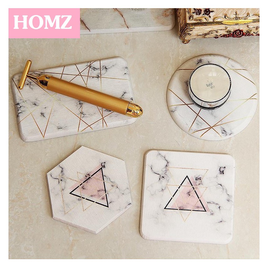หินรองแก้วญี่ปุ่น diatomite 10*10cm แผ่นหินรองแก้วซับน้ำ​ พร้อมกล่องสวยงาม