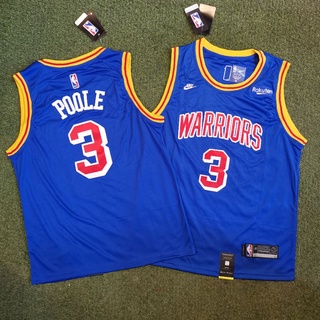 NBA jerseys เสื้อบาสเกตบอล nba(งานปัก) Golden State / 3 Poole