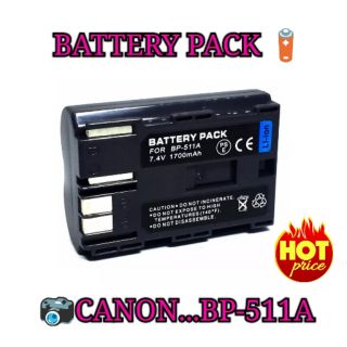 Battery BP-511A For Canon D-SLR EOS-20D,  EOS-30D, EOS-40D,EOS-50D,...,