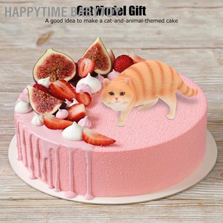 HappyTime BabyToy Cute Cat Model Toy Simulation Desktop Decoration Ornaments Gift