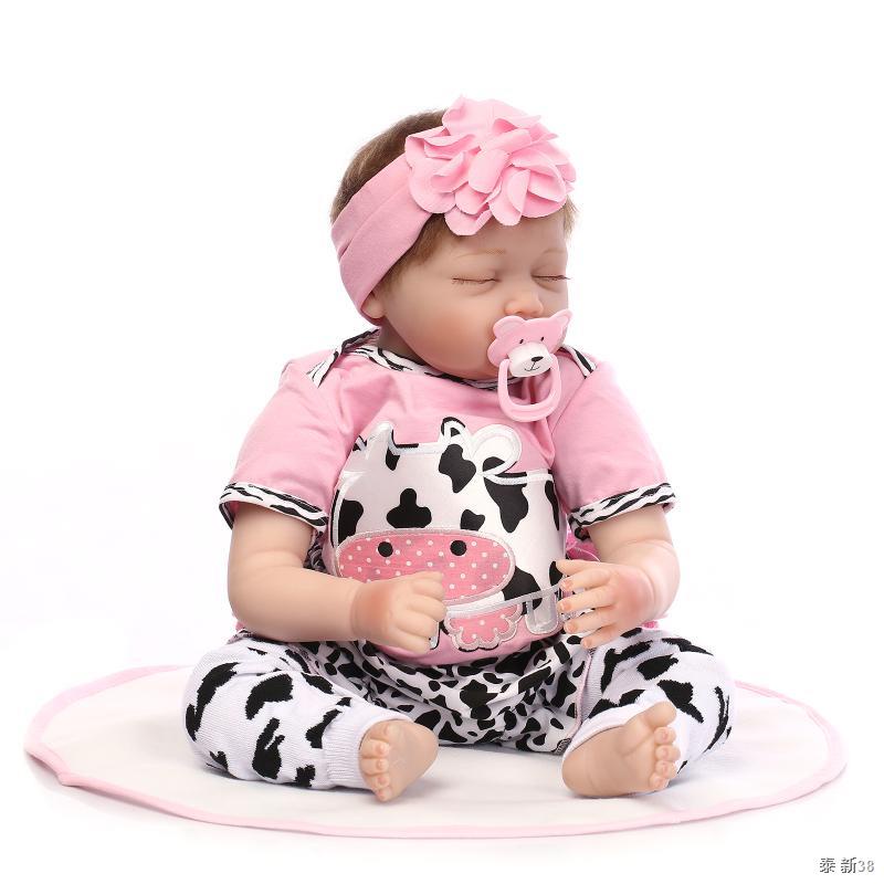 Npk 55cm Bebes Reborn Doll Lifelike Soft Silicone Reborn Baby Dolls Toys For Girls Birthday Gift Fashion Baby Dolls Shopee Thailand