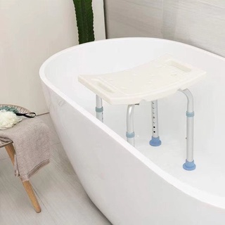 เก้าอี้อาบน้ำอลูมิเนียมBath chairเก้าอี้นั่งอาบน้ำสำหรับผู้สูงอายุผู้ป่วย ปรับระดับได้ พร้อมส่ง