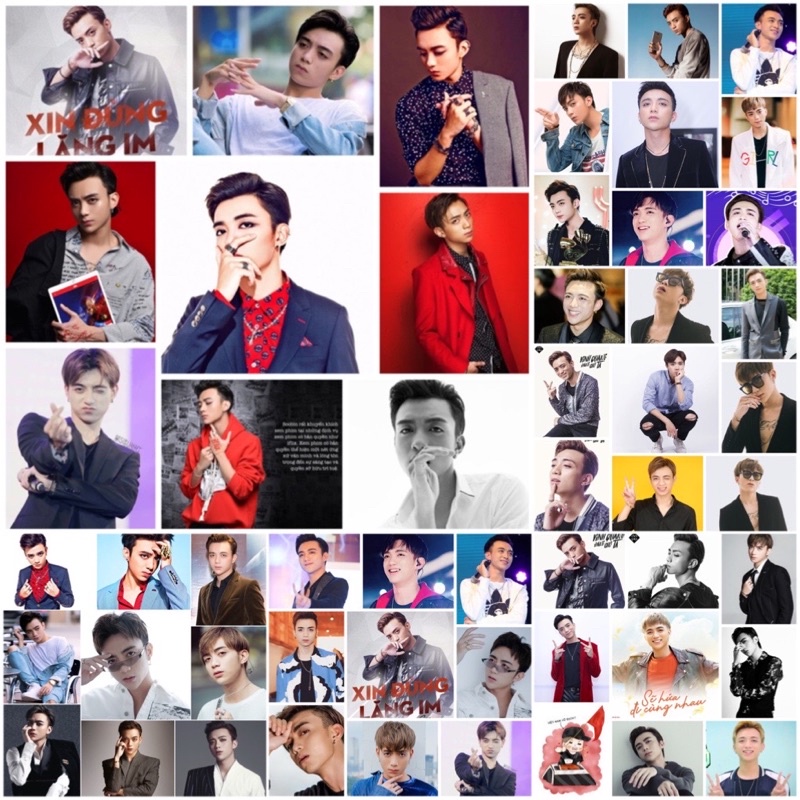 สติ๊กเกอร์ Soobin Hoang Son 30-60 กดไหมแตกต่าง / สติ๊กเกอร์ Soobin Hoang Son