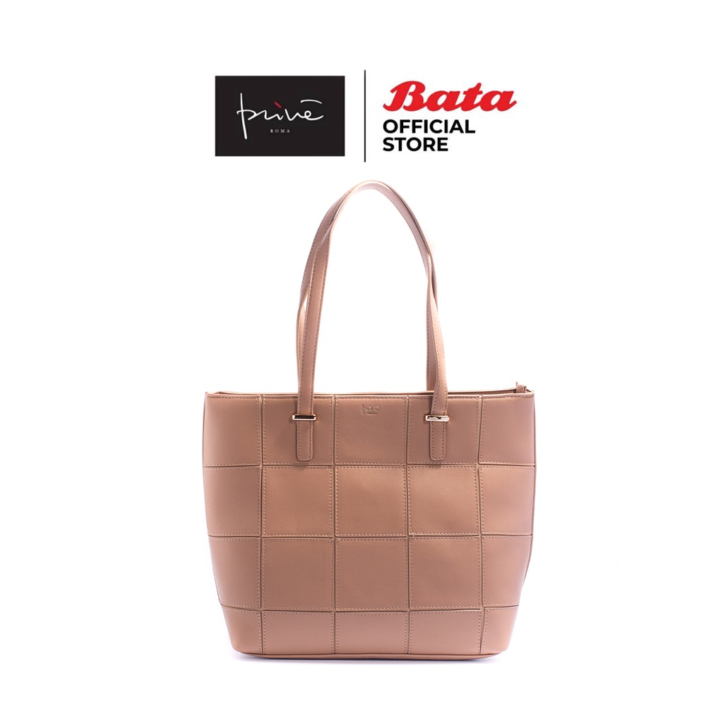 Bata บาจา ยี่ห้อ Prive กระเป๋าสะพายไหล่ กระเป๋าทรง Tote Bag หนังเทียม สำหรับผู้หญิง รุ่น Camilla สีก