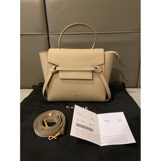 Like newwwww celine nano beltbag light taupe y.19