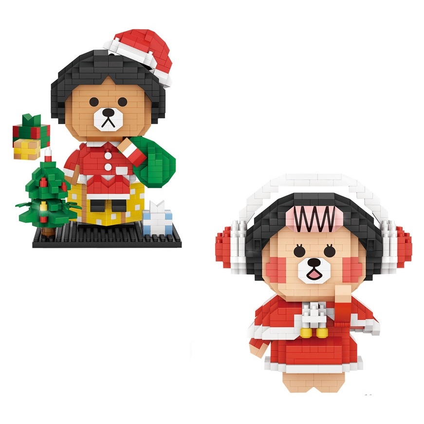 LOZ บล็อกต่อจิ๋ว B.FAMILY มีให้เลือก 2 แบบ CHRISTMAS GIRL BEAR & GIFT BEAR (รหัส 9275-9276)