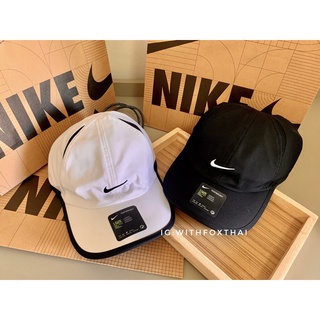 (ใส่โค้ด NWVX8E ลดทันที 15% สูงสุด 30.- ) แท้ 100%หมวกวิ่งNIKE FEATHERLIGHT