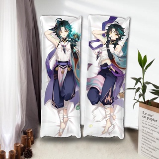 พร้อมส่ง ปลอกหมอนอิงสองด้าน พิมพ์ลายอนิเมะ Genshin Impact Xiao Dakimakura Kawaii ขนาด 150x50 ซม. สําหรับกอดร่างกาย