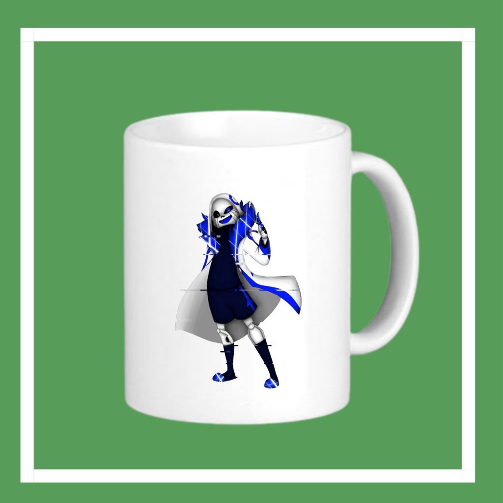 ถ้วยเซรามิกพิมพ์ลาย Sans, Error Sans, Ink Sans, Mix Sans, Error 404, Error 505 สําหรับเด็ก ความจุ 33