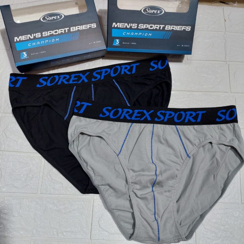 SOREX MANS SPORT BRIEFS ADULT กางเกงในชาย M3003