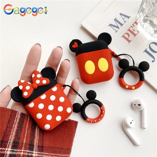 INPODS เคสหูฟังซิลิโคน ลายมิกกี้ มินนี่เมาส์ สําหรับ AirPods i10 i11 i12 i9s