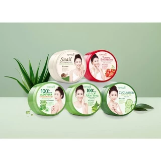 arraTOPFACE เจลว่านหางจระเข้100% อาร่า ท็อปเฟซ อะโล เวร่า ซู้ตติ้ง แอนด์ มอยซ์เจอร์ เจลขนาด 300 กรัม
