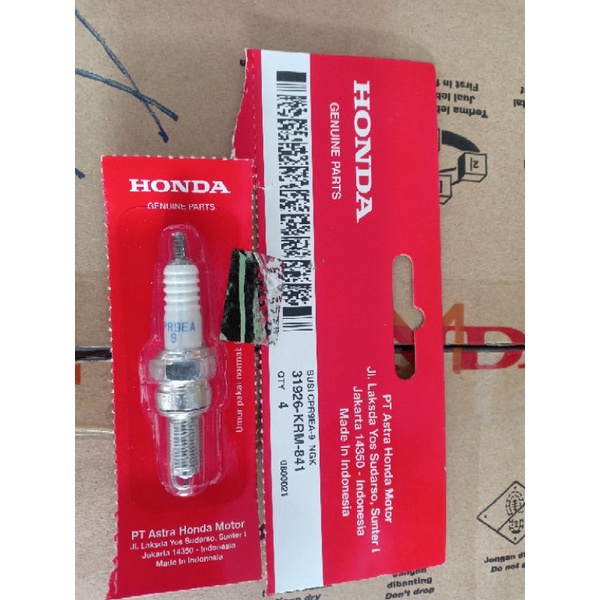 SPARKPLUG หัวเทียน CPR9EA-9 VARIO BEAT FI CB 150 CBR 150 PCX 150 ORIGINAL