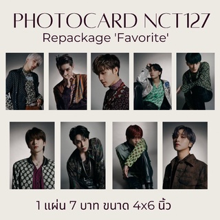 Photo card 4x6 นิ้ว NCT127 Repackage Favorite