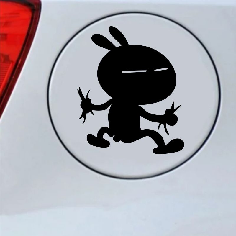 สติ๊กเกอร์ตัด Rabbit Tuzki Tuski Car Tank Sticker Accessories