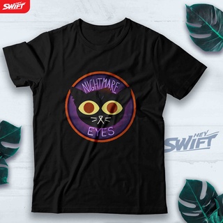 [S-5XL]เสื้อยืดแขนสั้น พิมพ์ลาย Nightmare Eyes DISTRO