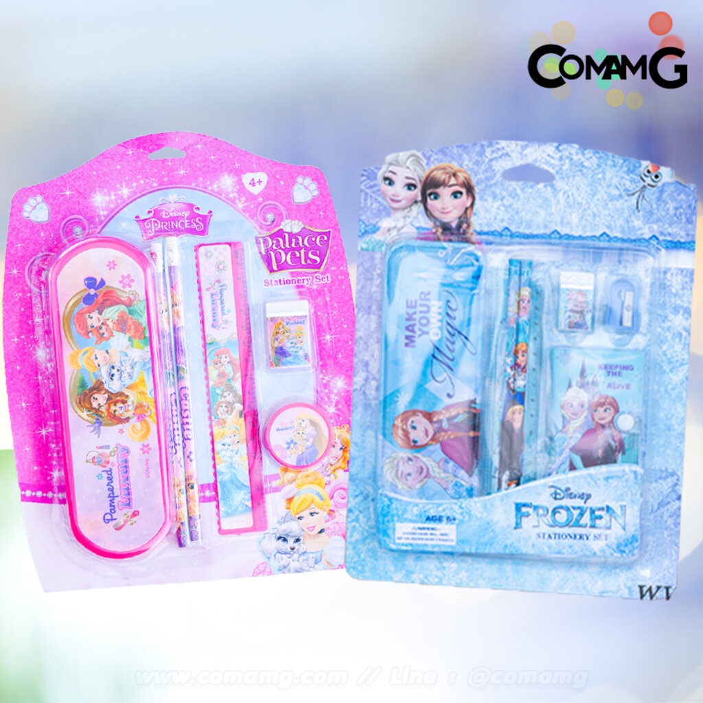ชุดเครื่องเขียนเอลซ่า&อันนา เจ้าหญิงดิสนีย์ (Forzen+Disney) พร้อมส่ง MT