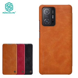 NILLKIN เคสโทรศัพท์มือถือหนังกันกระแทกสําหรับ Xiaomi Mi 11T Pro / Mi 11T 360